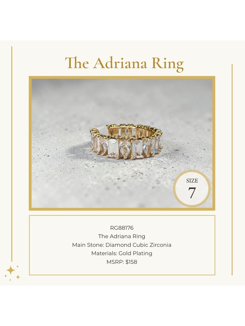 The Adriana Ring - Size 7 - OG